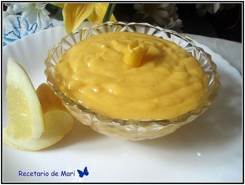 CREMA DE LIMÓN  o LEMON CURD