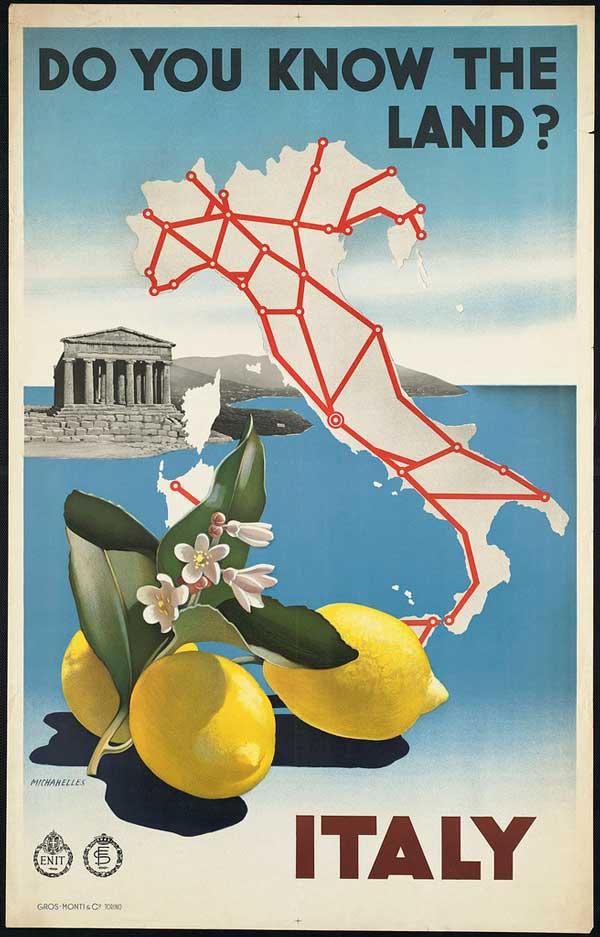 Poster Vintage Italia
