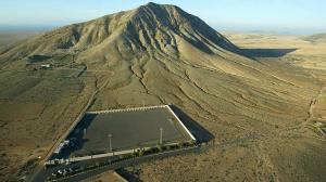 Imagen panorámica de la montaña de Tindaya - AFP / ABC.es