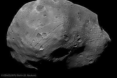 Mars Express retrata el hemisferio sur de Phobos