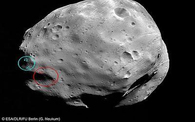Mars Express retrata el hemisferio sur de Phobos