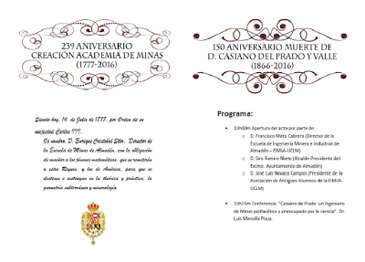 239 ANIVERSARIO DE LA ESCUELA DE INGENIERÍA MINERA E INDUSTRIAL DE ALMADÉN