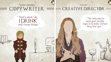 Si los personajes de “Juego de Tronos” trabajaran en una agencia de publicidad