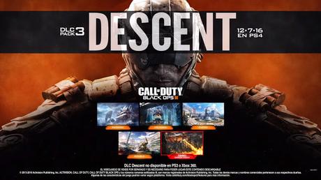 Nuevo vídeo de Descent, DLC de Call of Duty: Black Ops III