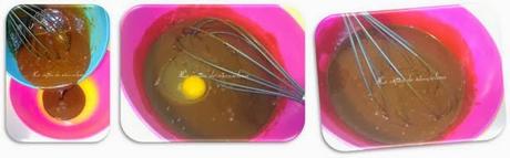 Tarta de hojaldre y chocolate con avellanas y pepitas de naranja confitada