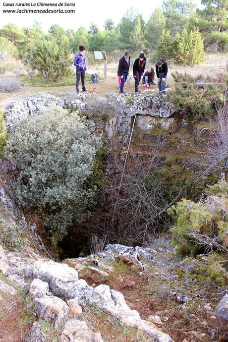 sima de los candelones parque natural cañon del rio lobos santa maria de las hoyas