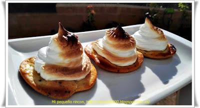 Galletas mariñeiras con merengue