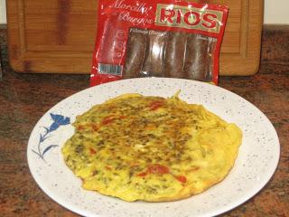 TORTILLA DE MORCILLA Y PIMIENTO