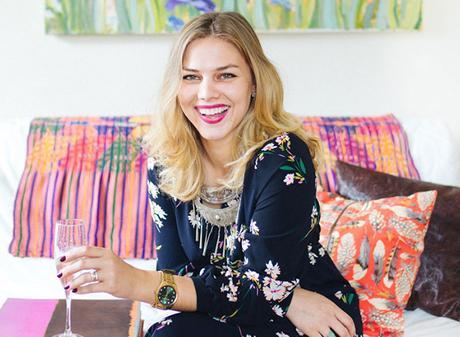 estilo retro chic en casa de Lauren Kelp estilo retro chic en casa de Lauren Kelp