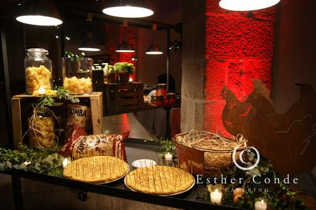 Buffet de tortillas para una boda tipo coctel - Foto: Esther Conde