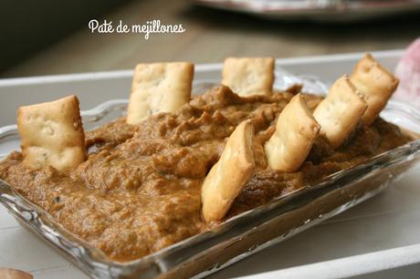 Paté de mejillones frescos