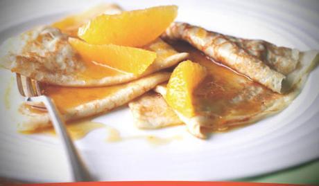 Receta Crepes Suzette