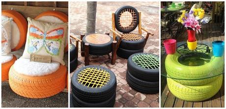 10 Ideas increíbles para reciclar llantas viejas de autos - Paperblog