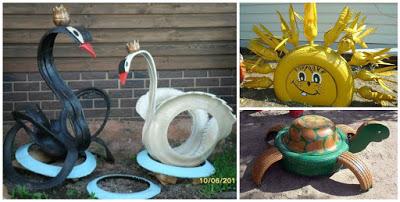 10 Ideas increíbles para reciclar llantas viejas de autos