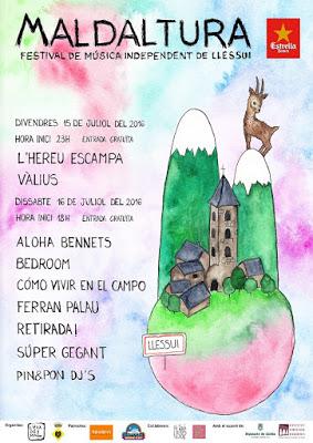 Maldaltura Festival (15 y 16 de Julio -Pallars Sobirà; Pirineo de Lleida)