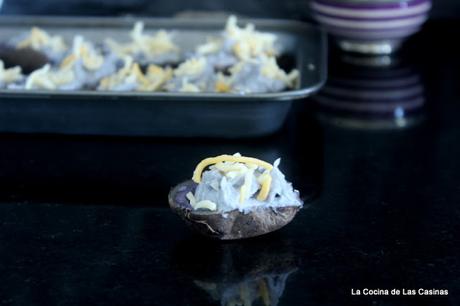 Patatas Violeta de la Huerta de Turón con Queso Azul