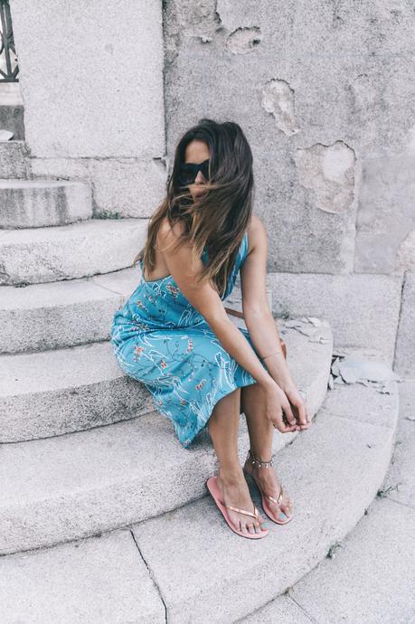 Outfit-Floral_Dress-Havaianas_Sandals-Summer-Sezane_Bag-Street_Style-Celine_Sunglasses-Collage_Vintage-4