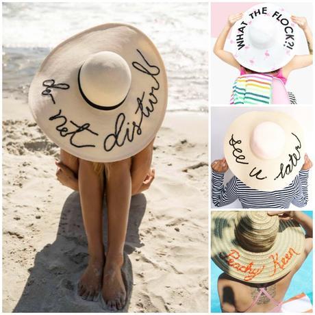 4 Tutoriales sombreros de playa con frases