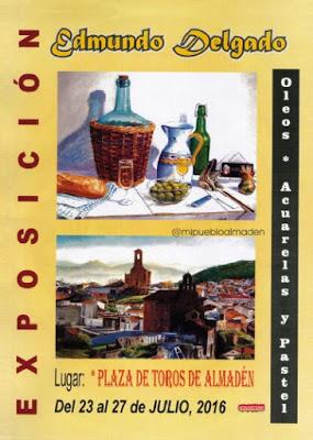 Exposición de Edmundo Delgado durante la Feria de Almadén