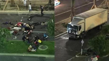 Nuevo ataque terrorista islámico en Francia. Un camión arremetió contra una multitud durante los festejos del Día de la Bastilla en Niza.