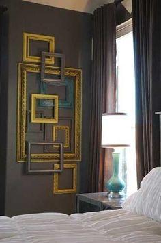 DECORATE WITH EMPTY FRAMES