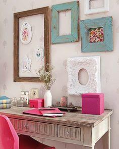 DECORATE WITH EMPTY FRAMES