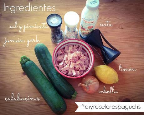 DIY-RECETA: ESPAGUETIS DE CALABACÍN