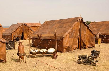Campamento romano distribución (castrametación)