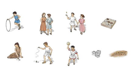 El juego en la vida de los romanos.