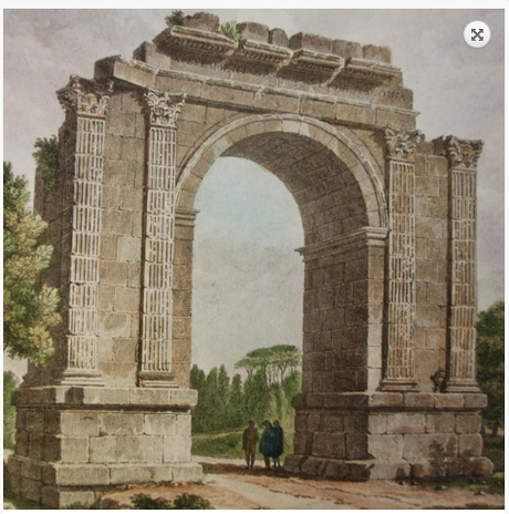 Arc de Triomf de Berà. (  arco de triunfo de Bará )