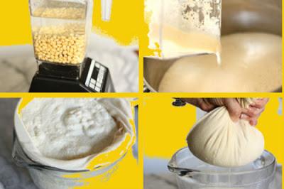 receta casera leche de soja