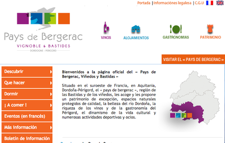 Pàgina oficial del Pays de Bergerac en Dordogne - Périgord