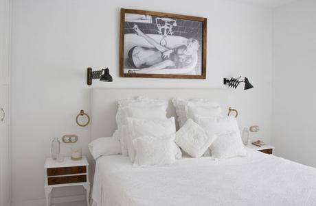 Home tour: un apartamento estilo vintage en blanco