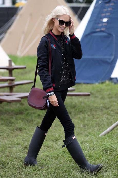 Moda, gente y estilo: los outfits del festival de Glastonbury