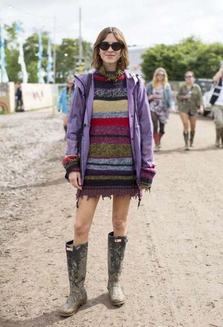 Moda, gente y estilo: los outfits del festival de Glastonbury