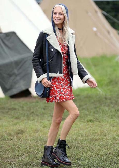 Moda, gente y estilo: los outfits del festival de Glastonbury