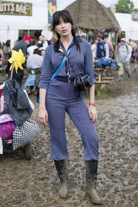 Moda, gente y estilo: los outfits del festival de Glastonbury