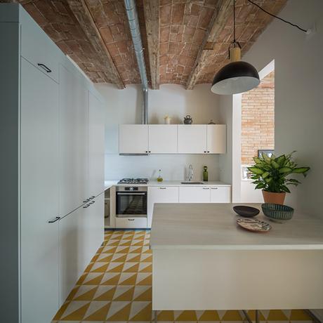 La paleta de colores de un loft en el Eixample de Barcelona