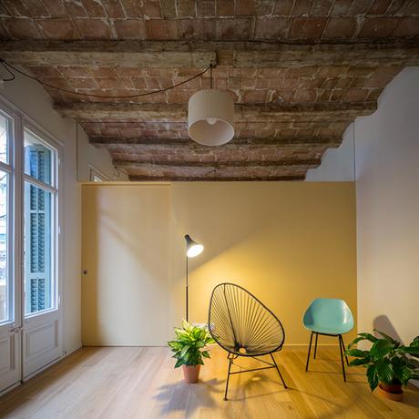 La paleta de colores de un loft en el Eixample de Barcelona