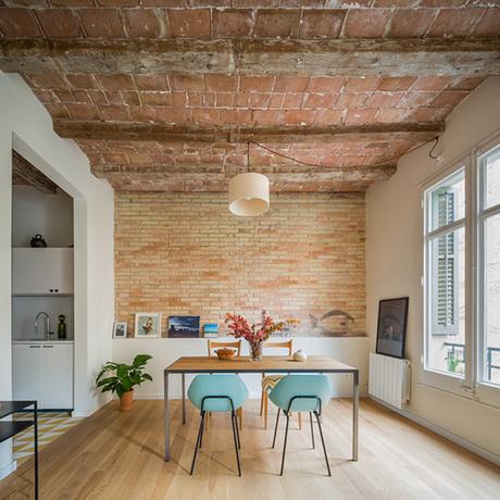 La paleta de colores de un loft en el Eixample de Barcelona