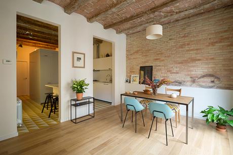 La paleta de colores de un loft en el Eixample de Barcelona