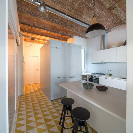 La paleta de colores de un loft en el Eixample de Barcelona