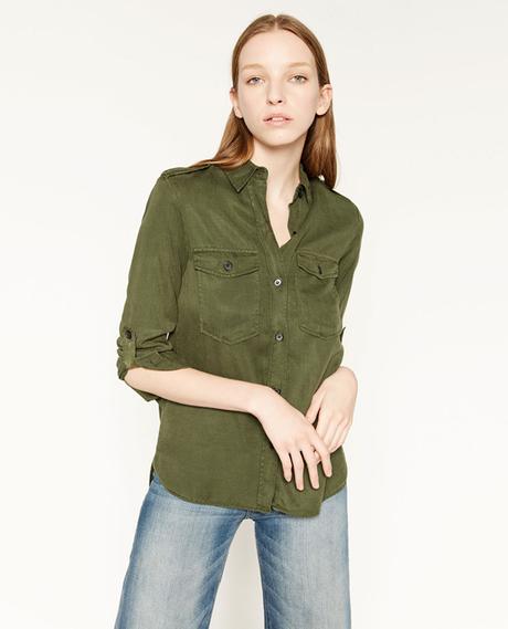 Avance colección otoño de Zara: verde militar