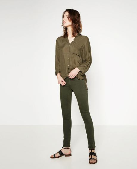 Avance colección otoño de Zara: verde militar