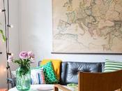 apartamento estilo retro lleno color