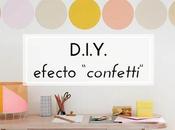 DIY: cómo decorar paredes "efecto confetti"