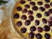 Pastel cerezas queso