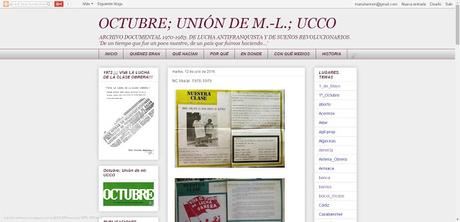 El nuevo proyecto encarrilado. Octubre, Unión, UCCO