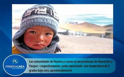 En Huarochirí y Yauyos: LLEGA APOYO A COMUNIDADES DE HUANZA Y LARAOS…