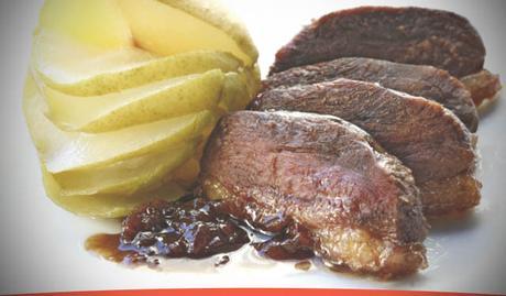 Receta Pato con peras